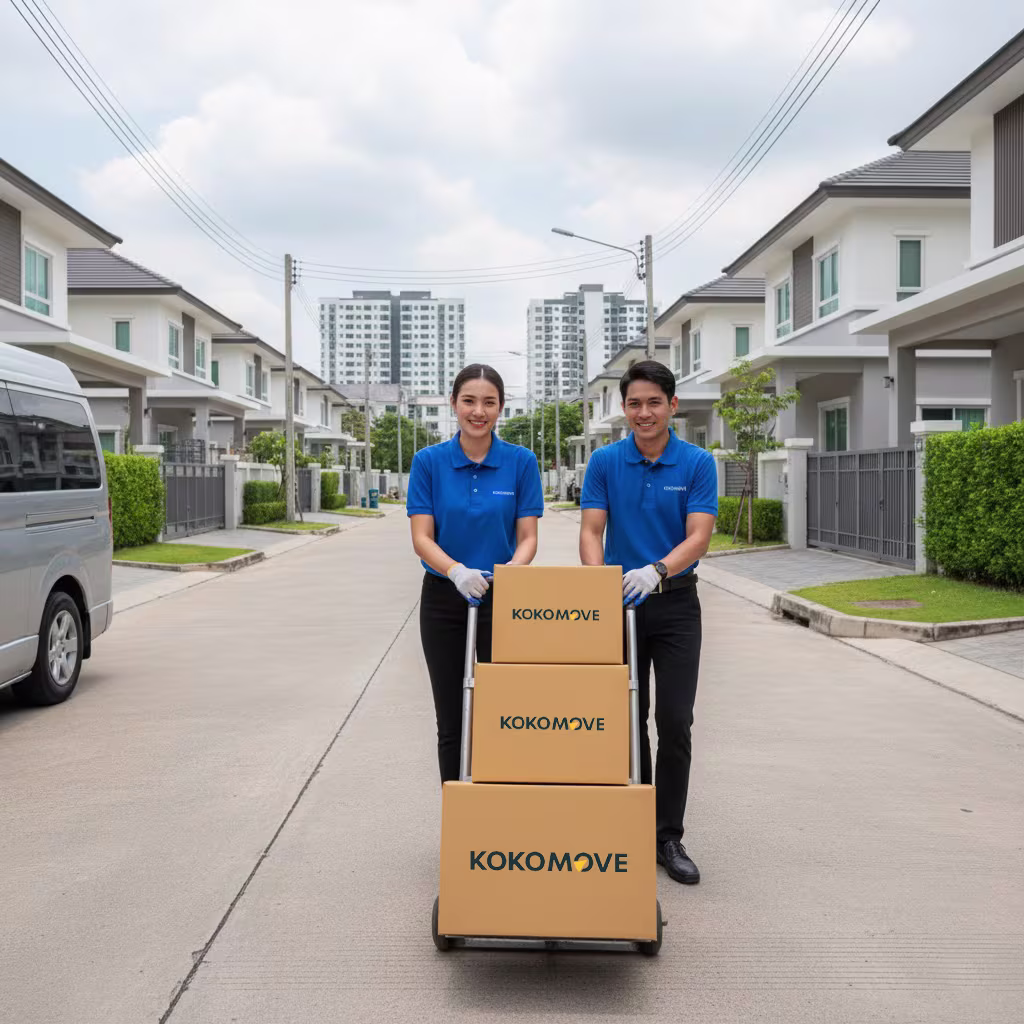 KokoMove team providing international moving services in Khon Kaen